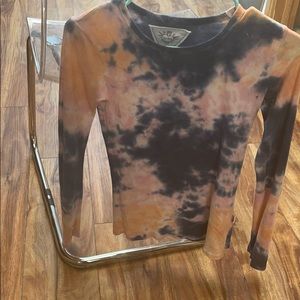 Long sleeve tie dye soft shirt